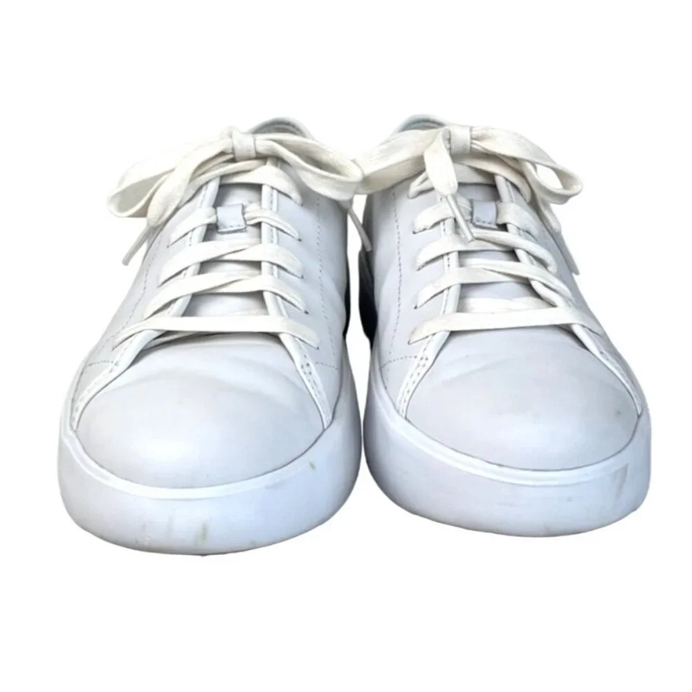 Cole Haan Womens Sz 10.5 B Grand Crosscourt Tennis Platform Optic White Sneakers